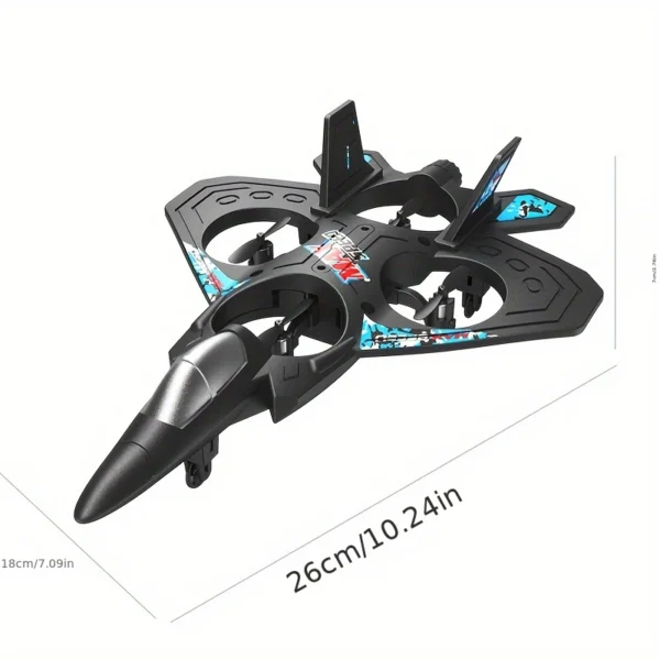 Rechargeable Jet Drone for Kids & Beginners | Remote Control Airplane with LED Lights - Image 4