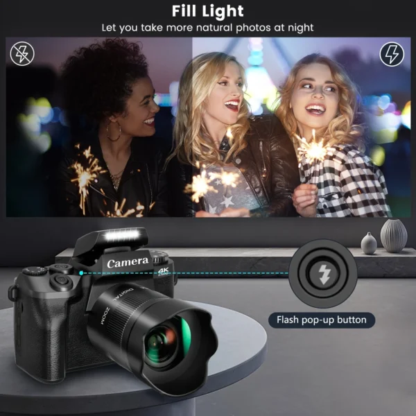 64MP 4K Vlogging Camera - Image 4