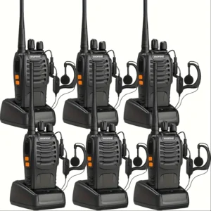 Rechargeable Long-Range Walkie Talkies (2-Pack)