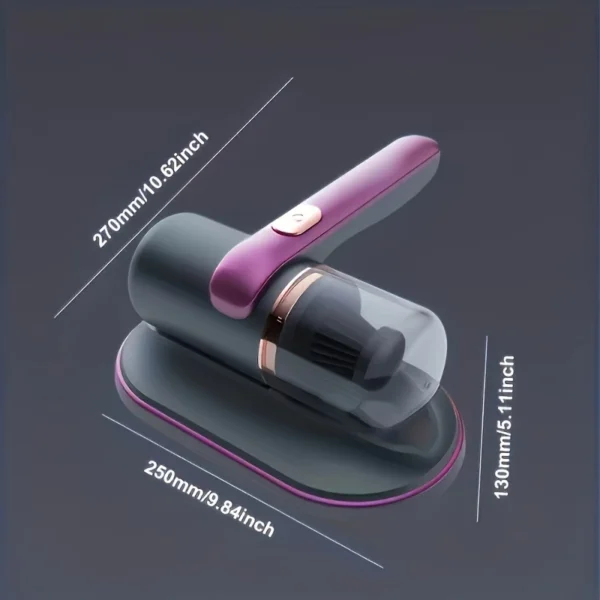 Cordless Bed & Mattress Vacuum | UV Light, HEPA Filter, 2-Speed Suction - Image 5