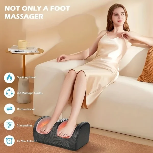 Heated Foot Massager for Pain Relief & Circulation Boost | Gift for Mom & Dad - Image 5