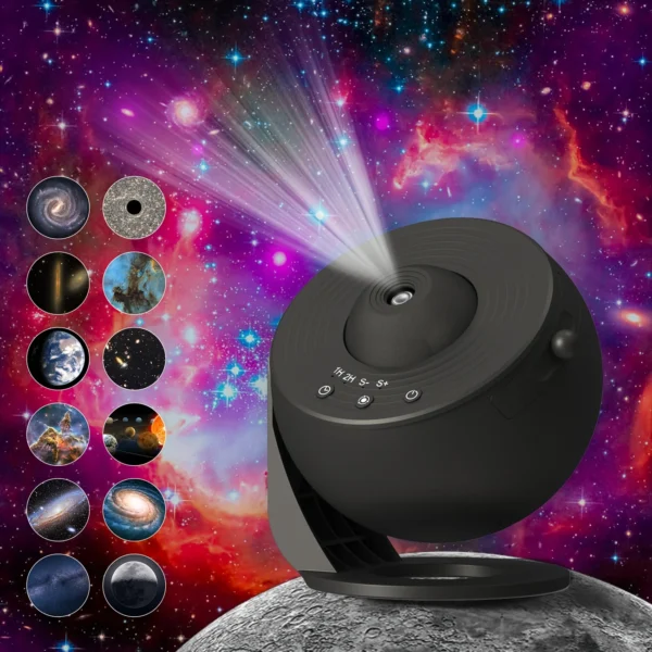 360° Galaxy Star Projector Lamp