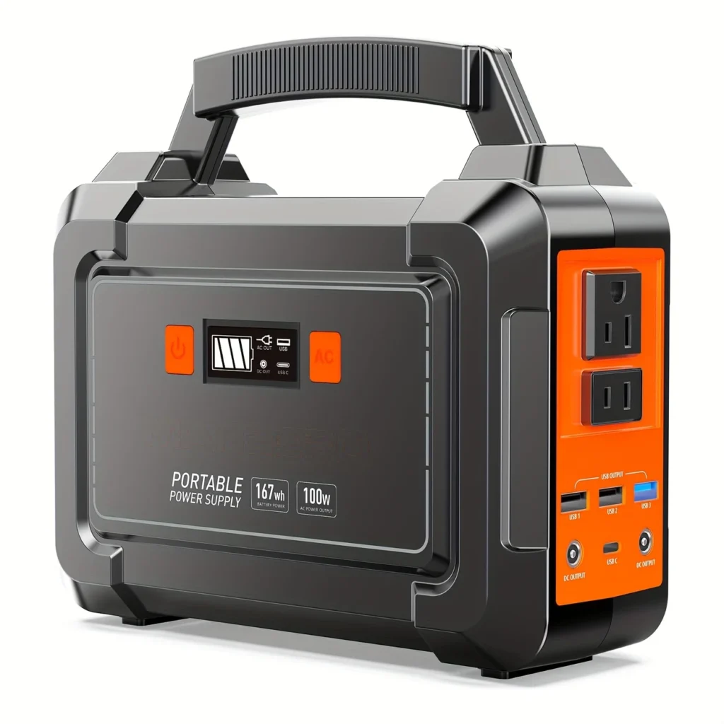 Portable Power Station 200W | Solar Generator for Camping & Emergency Use