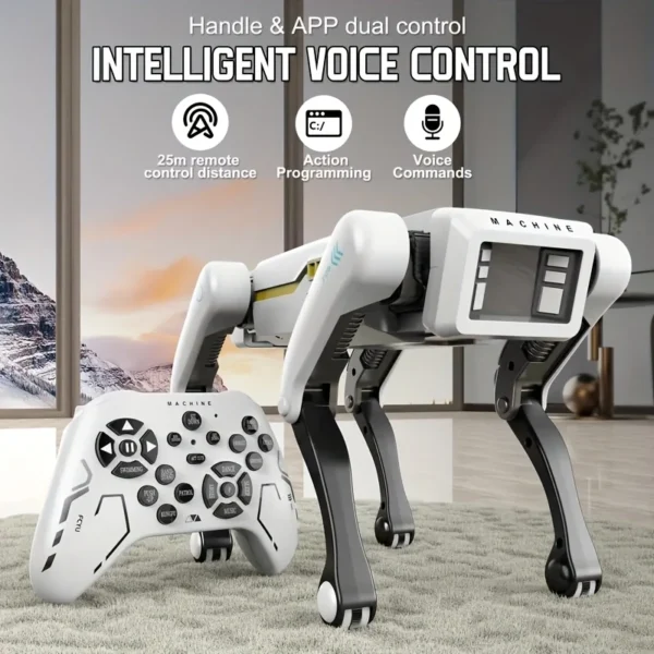 AI Smart Robot Dog | Voice-Controlled Programmable Pet with Remote & App Control