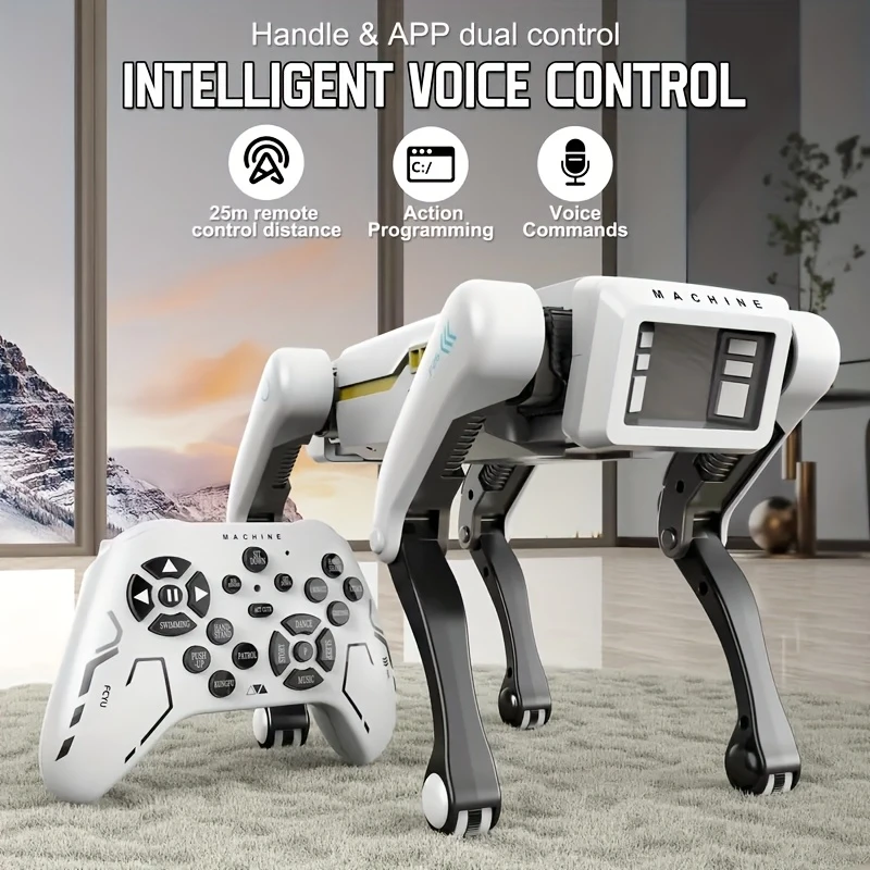 AI Smart Robot Dog | Voice-Controlled Programmable Pet with Remote & App Control
