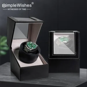 SimpleWishes Faux Leather Watch Winder