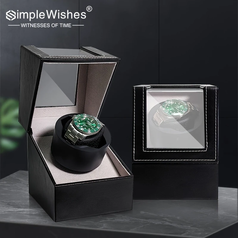 SimpleWishes Faux Leather Watch Winder