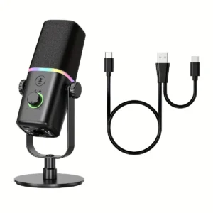 RGB Streaming Mic for PC & Phone