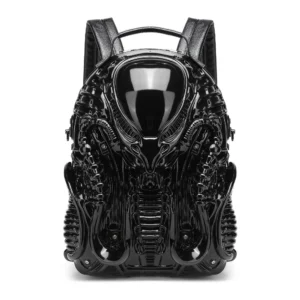 Alien-Inspired Punk Street Backpack