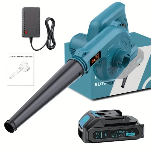 Cordless Leaf Blower & Vacuum | 21V Rechargeable High-Power Dust Cleaner - Image 3