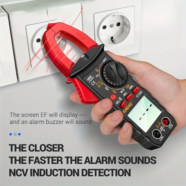 Clamp Multimeter Set with Probe & Flashlight – ST180 - Image 4