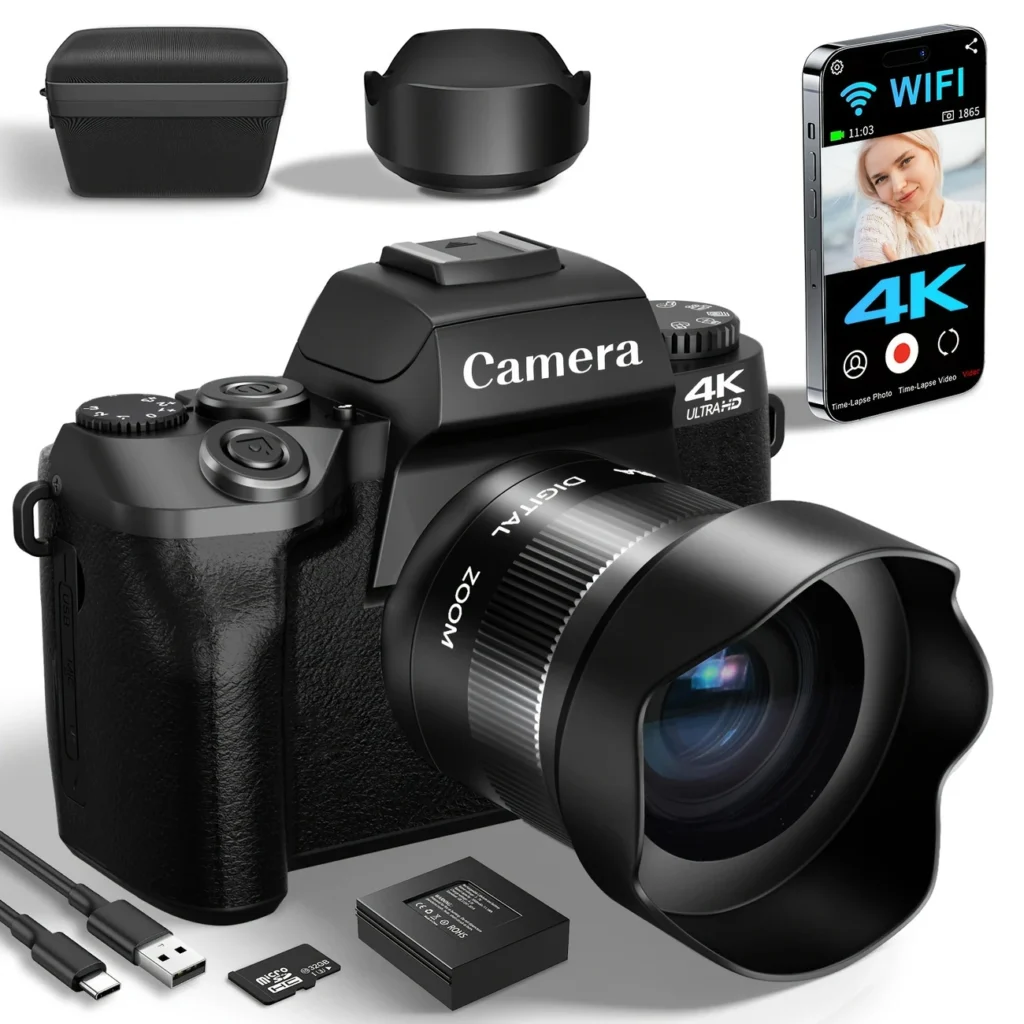 64MP 4K Vlogging Camera