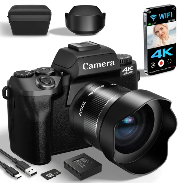 64MP 4K Vlogging Camera