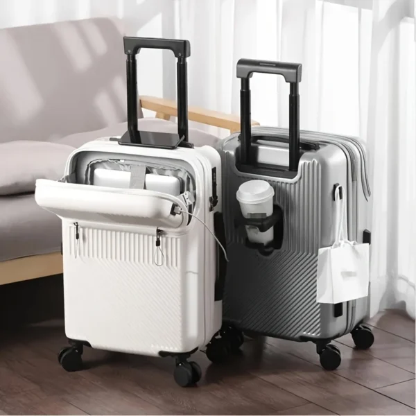 20" Smart Travel Luggage with Lock - Image 3