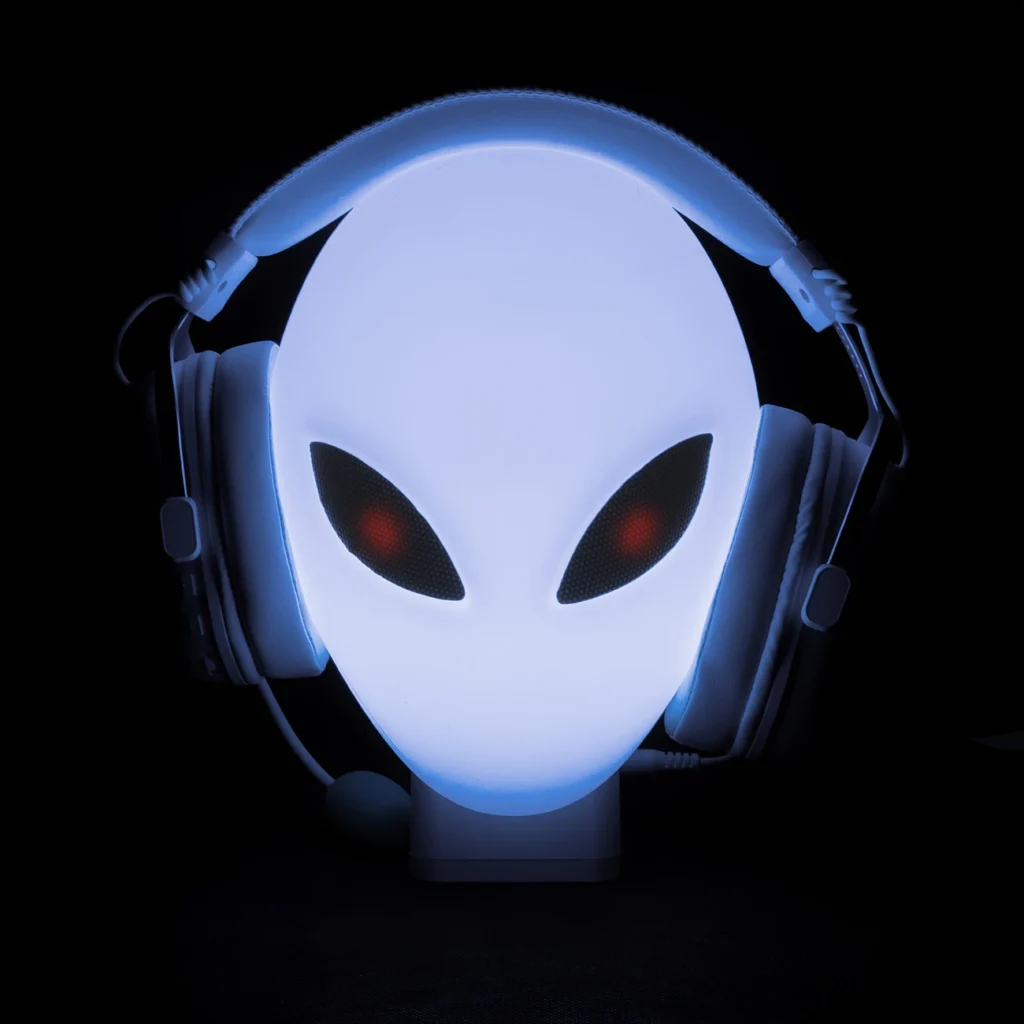 Neocade Alien RGB Headset Stand | 8 Light Modes + USB Hub for Gamers