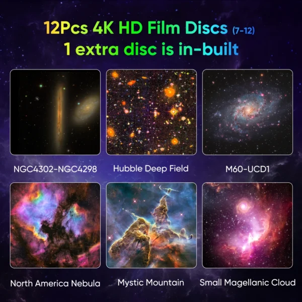 360° Galaxy Star Projector Lamp - Image 3