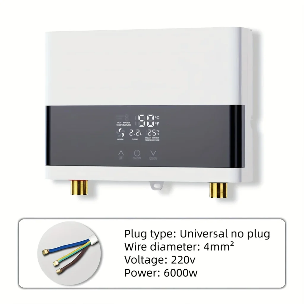 Instant Electric Water Heater 220V 6000W