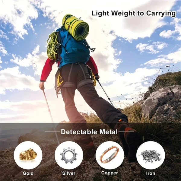 SHAWTY Handheld Metal Detector Pinpointer | Precise Treasure Hunting Tool for Gold, Coins, Jewelry & Relics - Image 3