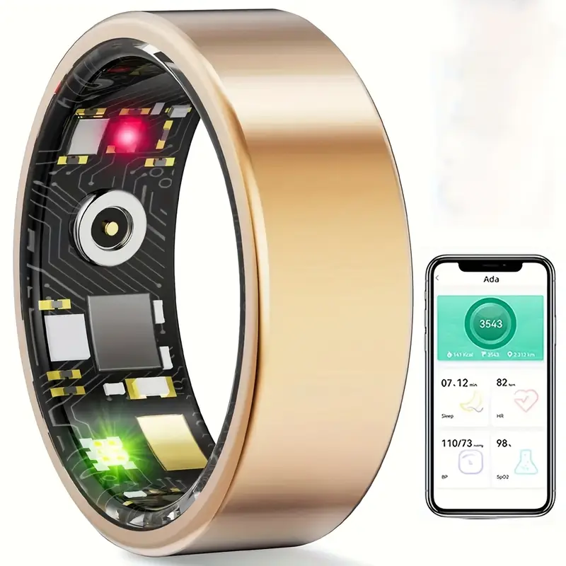 Smart Fitness Ring | Sleep, Heart, Activity & Health Tracker for iOS & Android
