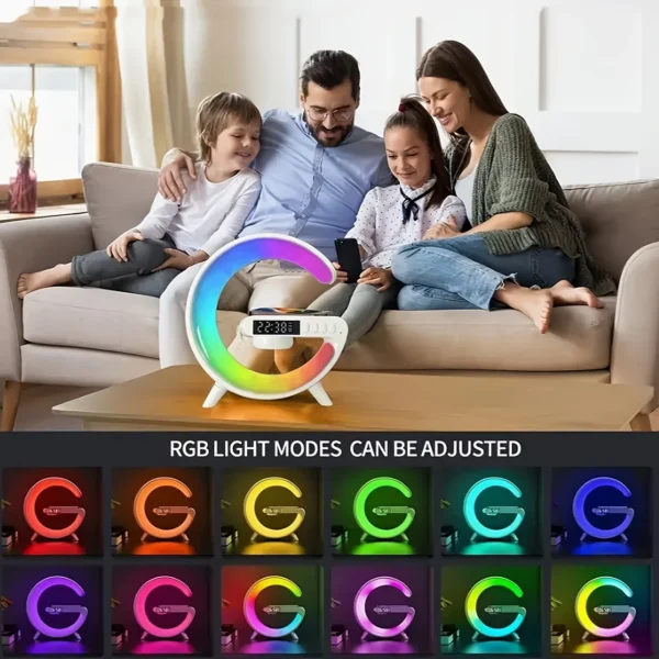 Smart RGB Lamp Clock Charger - Image 3