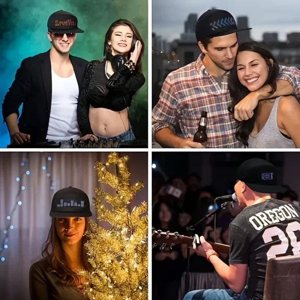 App-Controlled LED Display Cap - Image 4