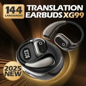 Real-Time Translator Earbuds | 144 Languages | XG99 AI Voice Translation