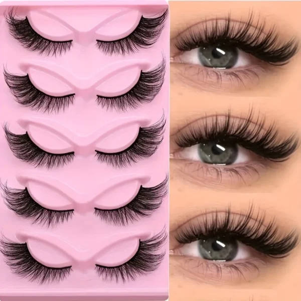 Cat Eye False Eyelashes – Wispy, Reusable, Dramatic Look