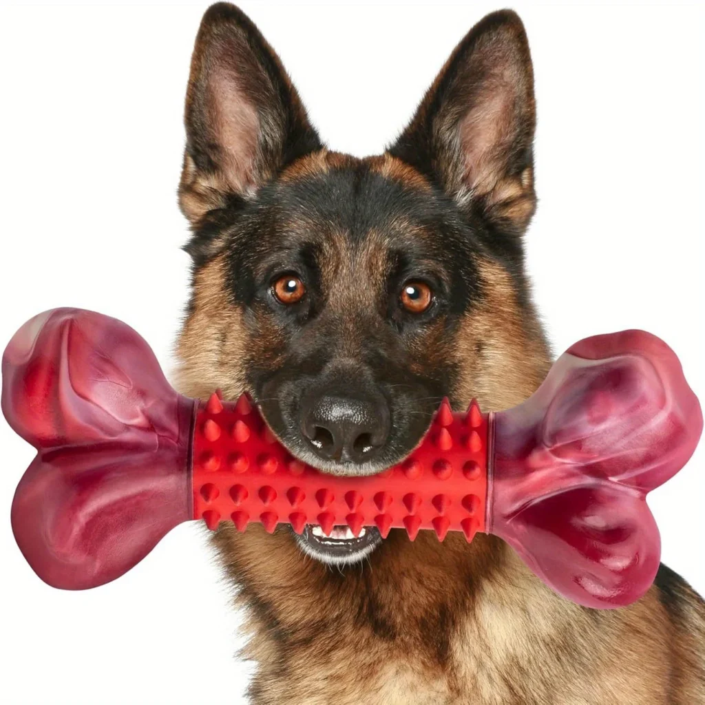 Indestructible Dog Chew Toy for Aggressive Chewers – Tough Bone for Large Breeds