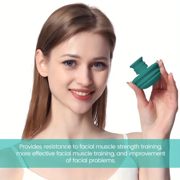 V-Shaped Face & Neck Toning Exerciser – Battery-Free Jaw Slimmer for Women - Image 4