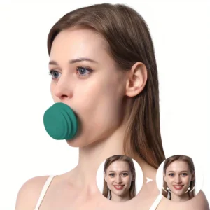 V-Shaped Face & Neck Toning Exerciser – Battery-Free Jaw Slimmer for Women