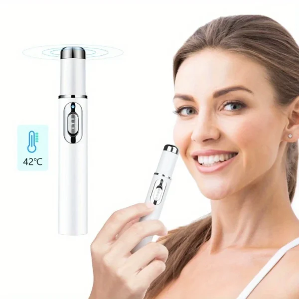 Portable Blue Light Acne Removal Pen – Sleek, Fragrance-Free Skin Therapy Tool - Image 3
