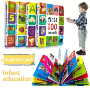 My First 100 Learning Encyclopedias – Set of 4 Early Education Board Books