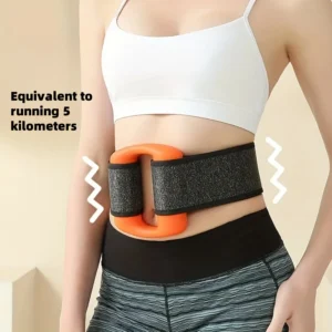 Vibrating Fascia Massage Ring – 5 Modes, USB Rechargeable, Portable Fat Burner Belt