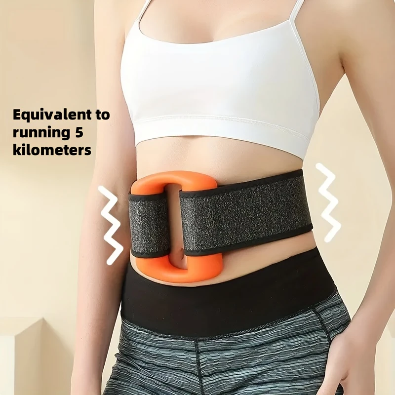 Vibrating Fascia Massage Ring – 5 Modes, USB Rechargeable, Portable Fat Burner Belt