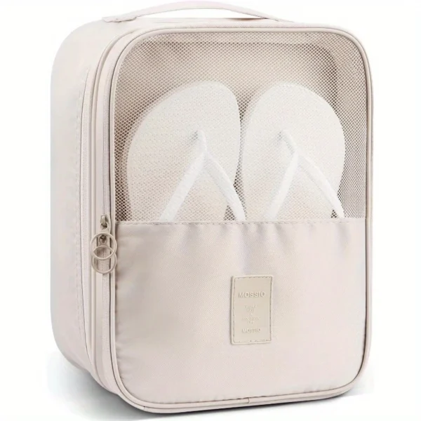 Mossio Travel Shoe Bag – Fits 3 Pairs, Compact Organizer for Shoes & Sandals