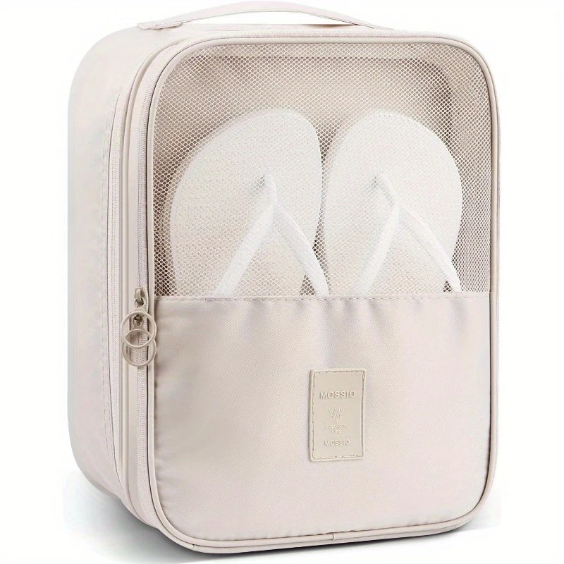 Mossio Travel Shoe Bag – Fits 3 Pairs, Compact Organizer for Shoes & Sandals