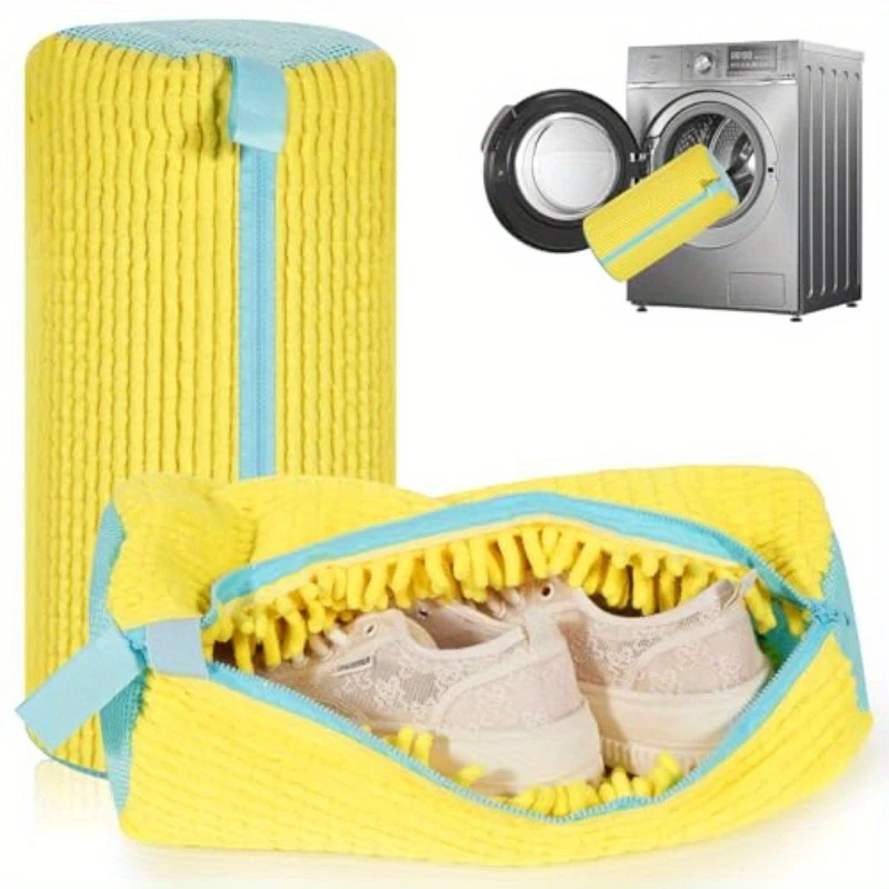 Effortless Sneaker Washing Bag – Reusable Laundry Protection for All Shoe Sizes