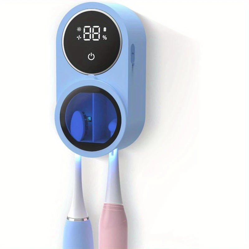Smart UV Toothbrush Holder & Sterilizer – Wall Mounted