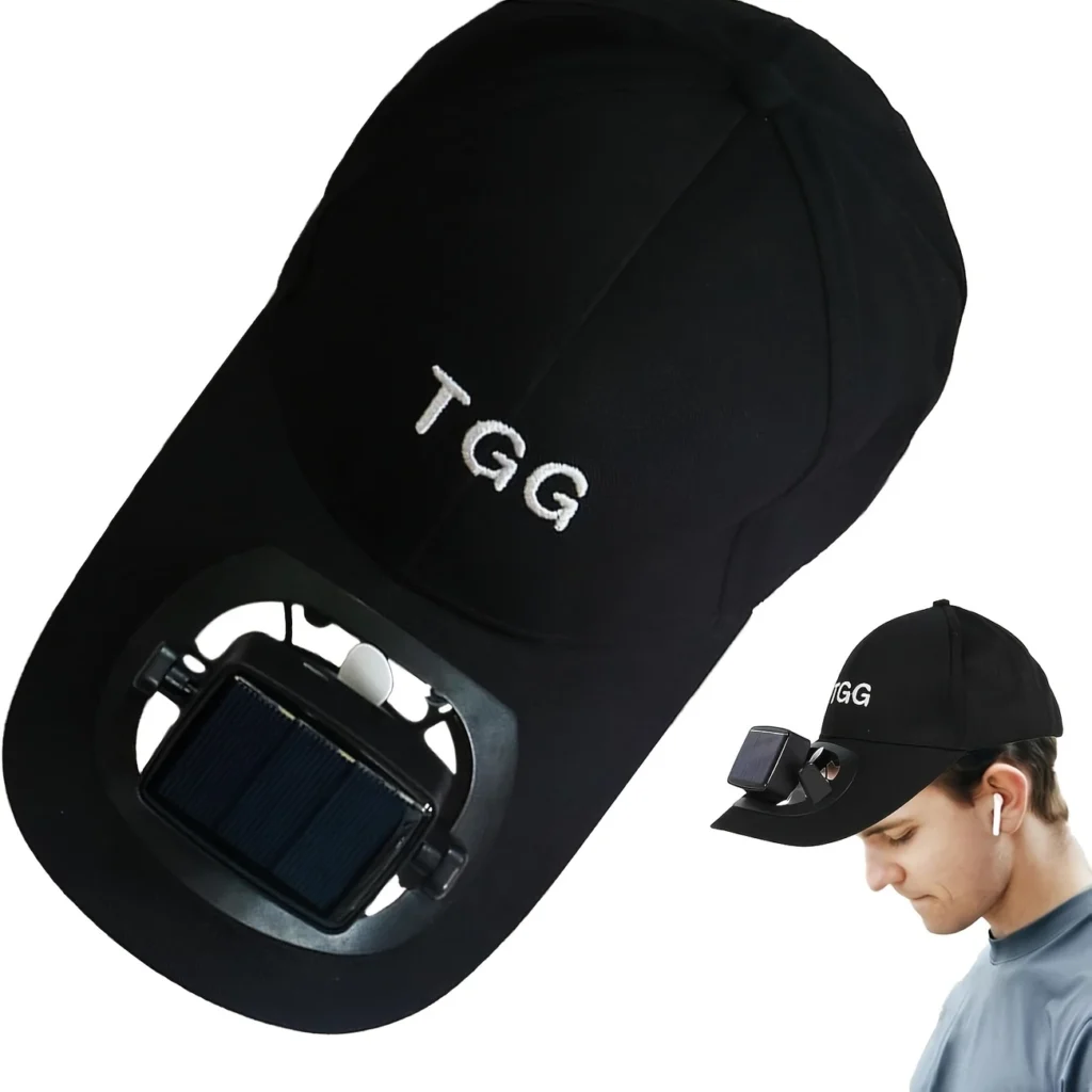 Solar Fan Baseball Cap – Cooling Hat with Sun-Powered Mini Fan