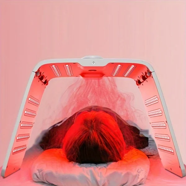 7-Color Foldable LED Facial Therapy Device with Steam & Spray – Compact Skin Rejuvenation Tool - Image 3
